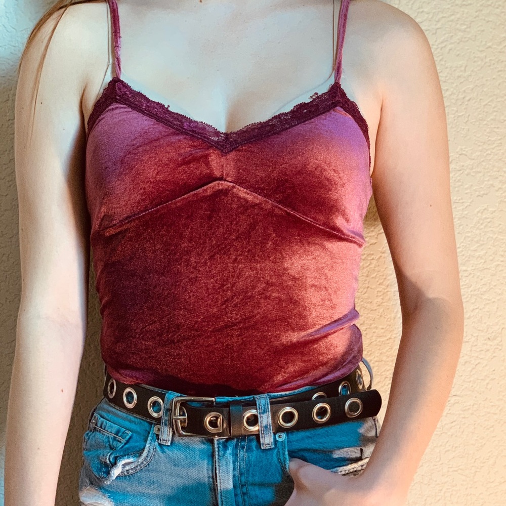 Velvet tank top